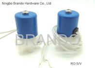 Vanne électromagnétique bleu-clair de RO du marché du Vietnam de port de fil de pièces d'osmose d'inversion