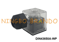 DIN43650A imperméabilisent le connecteur 2P+E 3P+E de bobine de vanne électromagnétique IP67