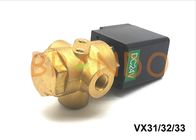 24V C.C VX31/VX32/VX33 dirigent a actionné la vanne électromagnétique pneumatique de 3 ports pour l'air/eau
