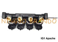Type LPG d'IG1 Apache OMB/cylindres des injecteurs HD 4 rail de CNG 3 ohms de DC12V