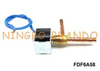 FDF6A58 vanne électromagnétique de l'en cuivre OR pour le climatiseur AC220V 5/16&quot; manière 2 à angle droit