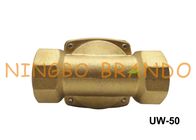 2&quot; type vanne électromagnétique électrique en laiton de diaphragme de NBR AC110V normalement fermé DC24V de 2W500-50 UW-50 Uni-D