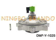 La valve pneumatique DMF-Y-102S d'impulsion de diaphragme en aluminium de 4 pouces immergent complètement le collecteur de poussière DC24V AC110V AC220V