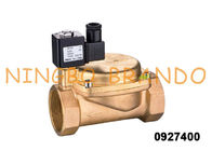 valve de contrôle de flux en laiton normalement fermée du solénoïde 1&quot; 0927400 pour le compresseur d'air