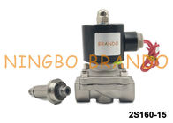 Type valve DC24V AC220V d'UNI-D de l'eau de solénoïde d'acier inoxydable de SUW-15 G1/2 »