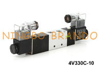 Type C.A. de 4V330C-10 Airtac de C.C pneumatique 220V de la manière 24V de la vanne électromagnétique 5/3