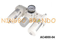 Type régulateur de SMC du filtre à air AC4000-04 de FRL 1/2 » et unité de graisseur