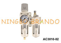Type combinaison d'AC3010-02 SMC de graisseur de régulateur de filtre à air de FRL