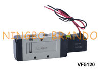 Type manière pneumatique 24VDC 220VAC de VF5120 SMC de la vanne électromagnétique d'air 5/2