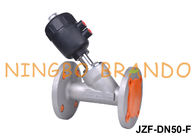 DN50 2&quot; valve de piston actionnée par air à flasque de Seat d'angle pneumatique