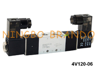 type 5/2 double vanne électromagnétique pneumatique 24VDC 220VAC de 4V120-06 Airtac