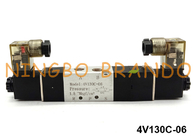 Type double manière pneumatique 24V 220V de 4V130C-06 Airtac de la vanne électromagnétique 5/3