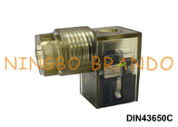 Connecteur DIN 43650C de prise de bobine de vanne électromagnétique de la forme C DIN 43650