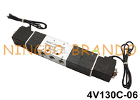 1/8&quot; vanne électromagnétique pneumatique électrique de contrôle directionnel 4V130C-06