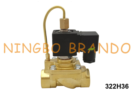 3/4&quot; valve 24V normalement ouvert 220V de 322H36 Parker Type High Pressure Solenoid