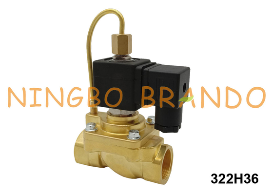 haute pression ouverte 24VDC 220VAC de 322H36 Parker Type Solenoid Valve Normally