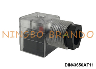 DIN43650A PG11 Connecteur à bobine solénoïde 2P+E avec indicateur LED IP65 AC DC
