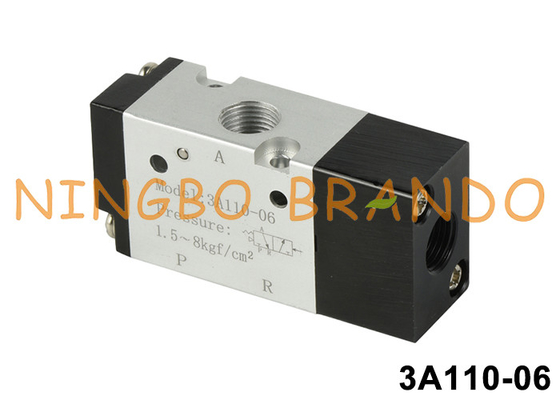 3A110-06 1/8&quot; de soupape pilote pneumatique 3 voies 2 position