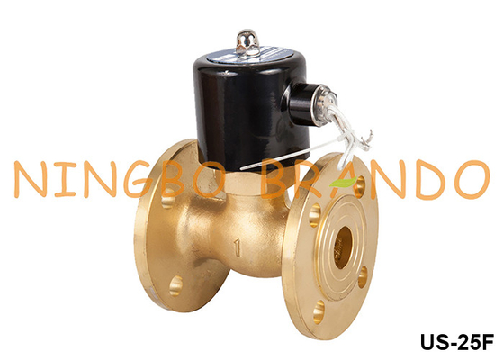1' DN25 soupape solénoïde en cuivre à vapeur à chaud à vapeur 220V 110V 24V