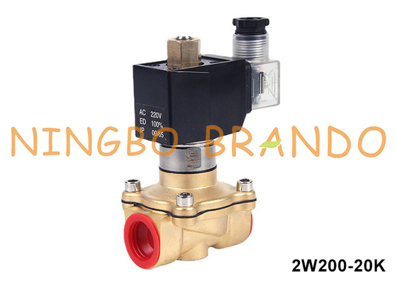 3/4'' 2 Way normalement ouverte soupape solénoïde en laiton pour l'eau L'air gaz liquide 24V 220V