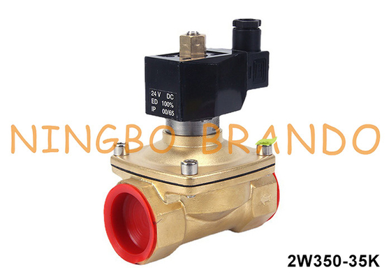 1-1/4'' à deux voies en laiton normalement ouvert soupape solénoïde d'eau 220V 110V 24V 12V
