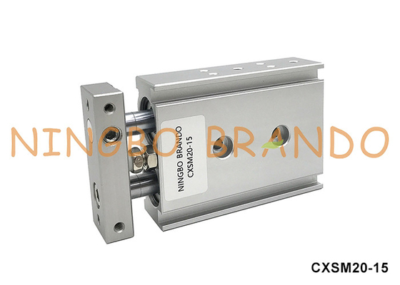 CXSM20-15 SMC type cylindre pneumatique à double tige 20 mm de forage 15 mm de course
