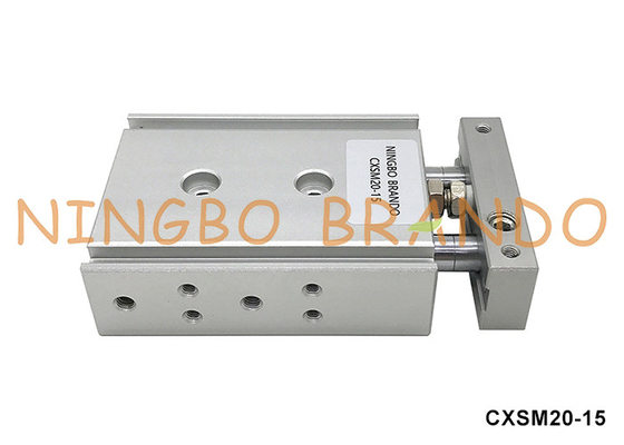 CXSM20-15 SMC type cylindre pneumatique à double tige 20 mm de forage 15 mm de course