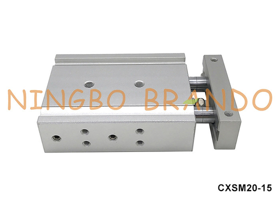 CXSM20-15 SMC type cylindre pneumatique à double tige 20 mm de forage 15 mm de course