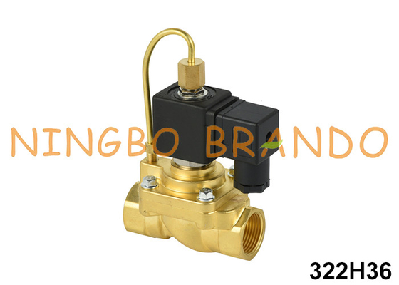 3/4' 322H36 NO soupape solénoïde en laiton pour haute pression 24V 220V