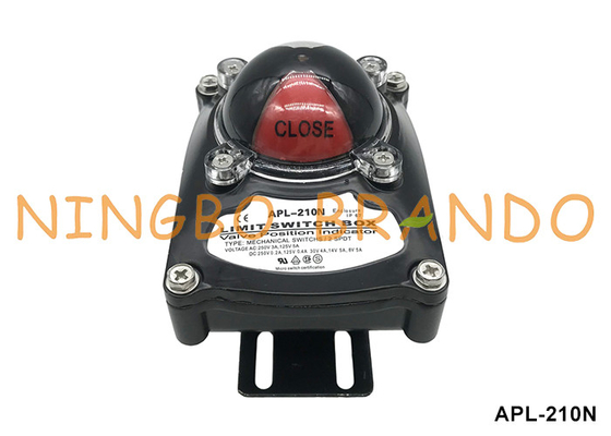 Indicateur de position de la soupape de la boîte de commutation de limite APL-210N pour l'actionneur pneumatique