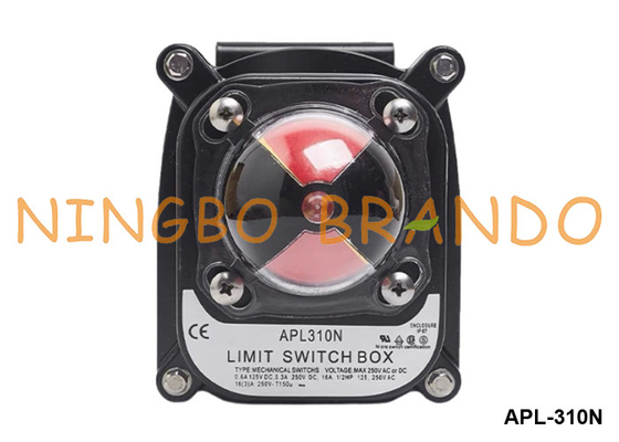 Indicateur de la position de la valve de la boîte de commutateur de limite APL-310N pour la valve pneumatique papillon