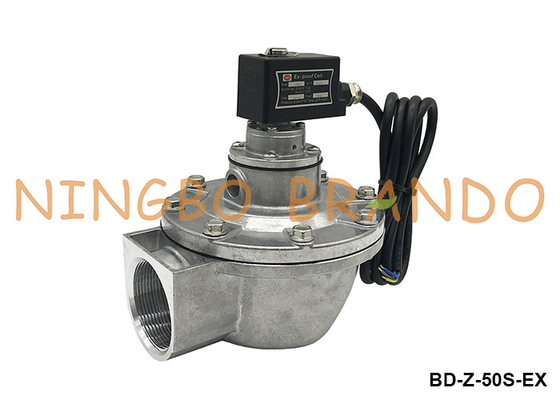 2' à l'épreuve de l'explosion soupape électromagnétique à impulsion pour collecteur de poussière 220V 110V 24V