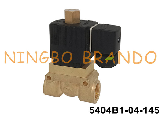 5404 2 voies haute pression normalement ouverte soupape solénoïde en laiton 50 bar 24V 220V