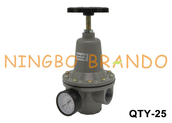 QTY-25 1'' 10 bar Compresseur d'air Régulateur de pression Valve avec manomètre