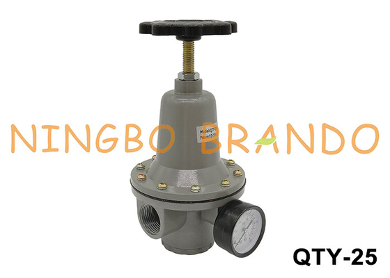 QTY-25 1'' 10 bar Compresseur d'air Régulateur de pression Valve avec manomètre