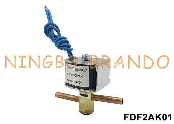 FDF2AK01 Sanhua Type NO soupape solénoïde de réfrigération 24V 110V 220V