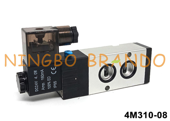Airtac type 4M310-08 Ventilateur solénoïde pilote Namur 5/2 voie 24V 220V