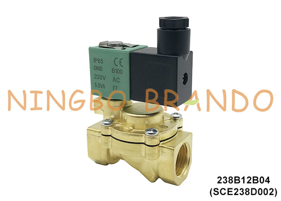 SCE238D002 1/2' ASCO Type soupape électrique solénoïde en laiton 220VAC 110VAC 24VDC