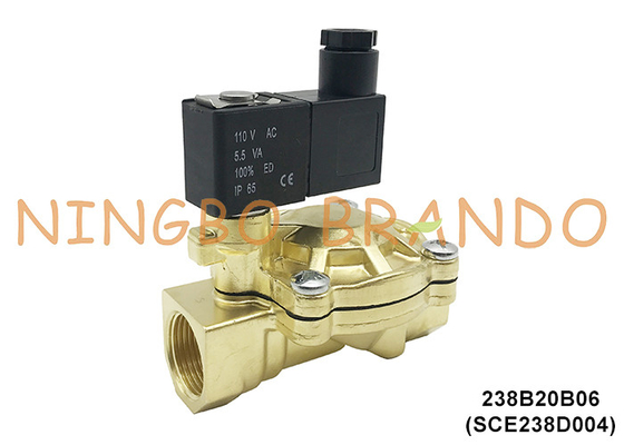SCE238D004 3/4&quot; ASCO Type électrique soupape solénoïde en laiton pour l'eau 24V 110V 220V