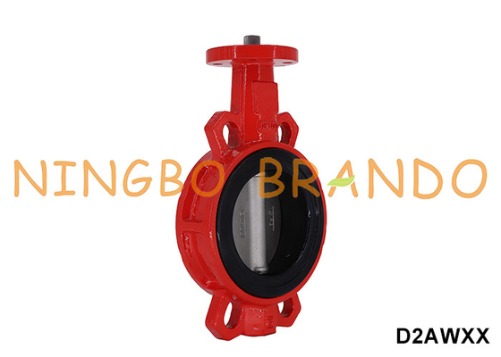 Valve papillon sans tête de type gaufre avec siège arrière souple DN50 à DN600
