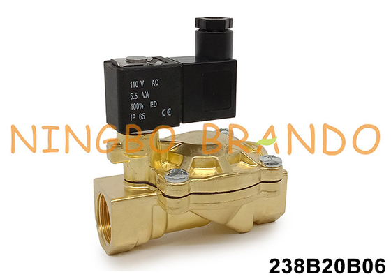 Valve solénoïde de type ASCO série 238 3/4&quot; avec corps en laiton 24V 110V 220V