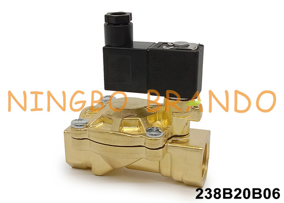 Valve solénoïde de type ASCO série 238 3/4&quot; avec corps en laiton 24V 110V 220V