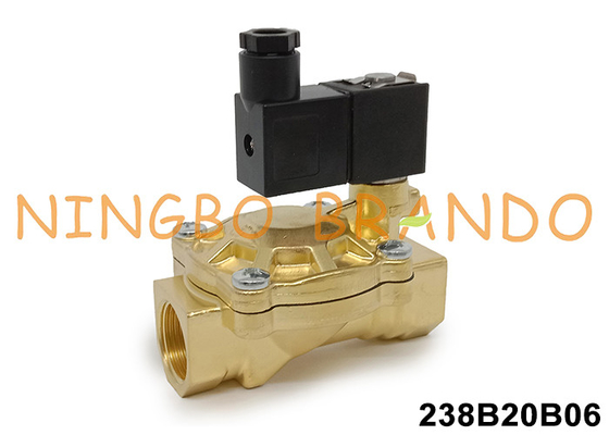 Valve solénoïde de type ASCO série 238 3/4&quot; avec corps en laiton 24V 110V 220V
