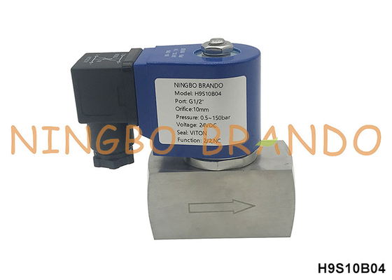 150 bar 1/2'' soupape solénoïde haute pression pour l'eau 24V 110V 220V