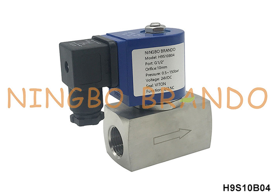 150 bar 1/2'' soupape solénoïde haute pression pour l'eau 24V 110V 220V