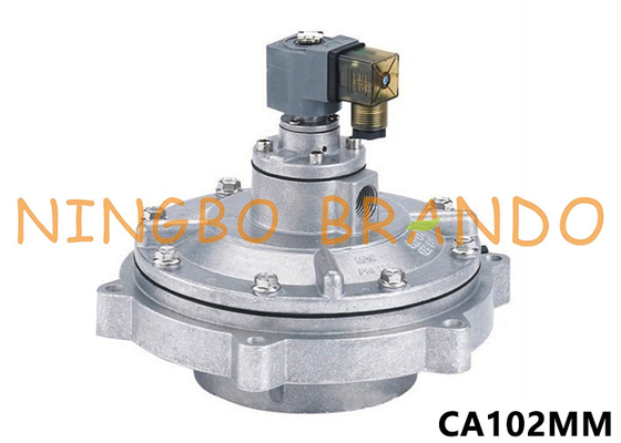 CA102MM 4'' Valve à impulsion à jet à immersion complète pour filtre à sacs 24V CC 220V AC