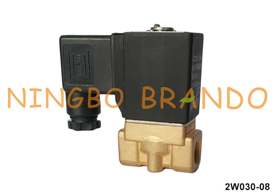 2W030-08 Airtac type soupape solénoïde en laiton pour l'eau Air 1/4' 220V 110V 24V