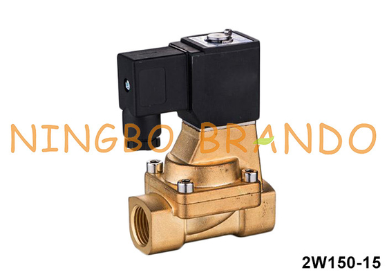 2W150-15 1/2' Airtac type soupape solénoïde en laiton pour l'eau
