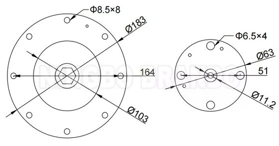K5004 Kit de réparation de diaphragme pour électrovanne à impulsions Goyen CA50T CA62T 2 pouces