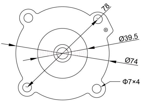 Kit de réparation de diaphragme VP25 pour électrovanne à impulsion HUANENG MD125 1''